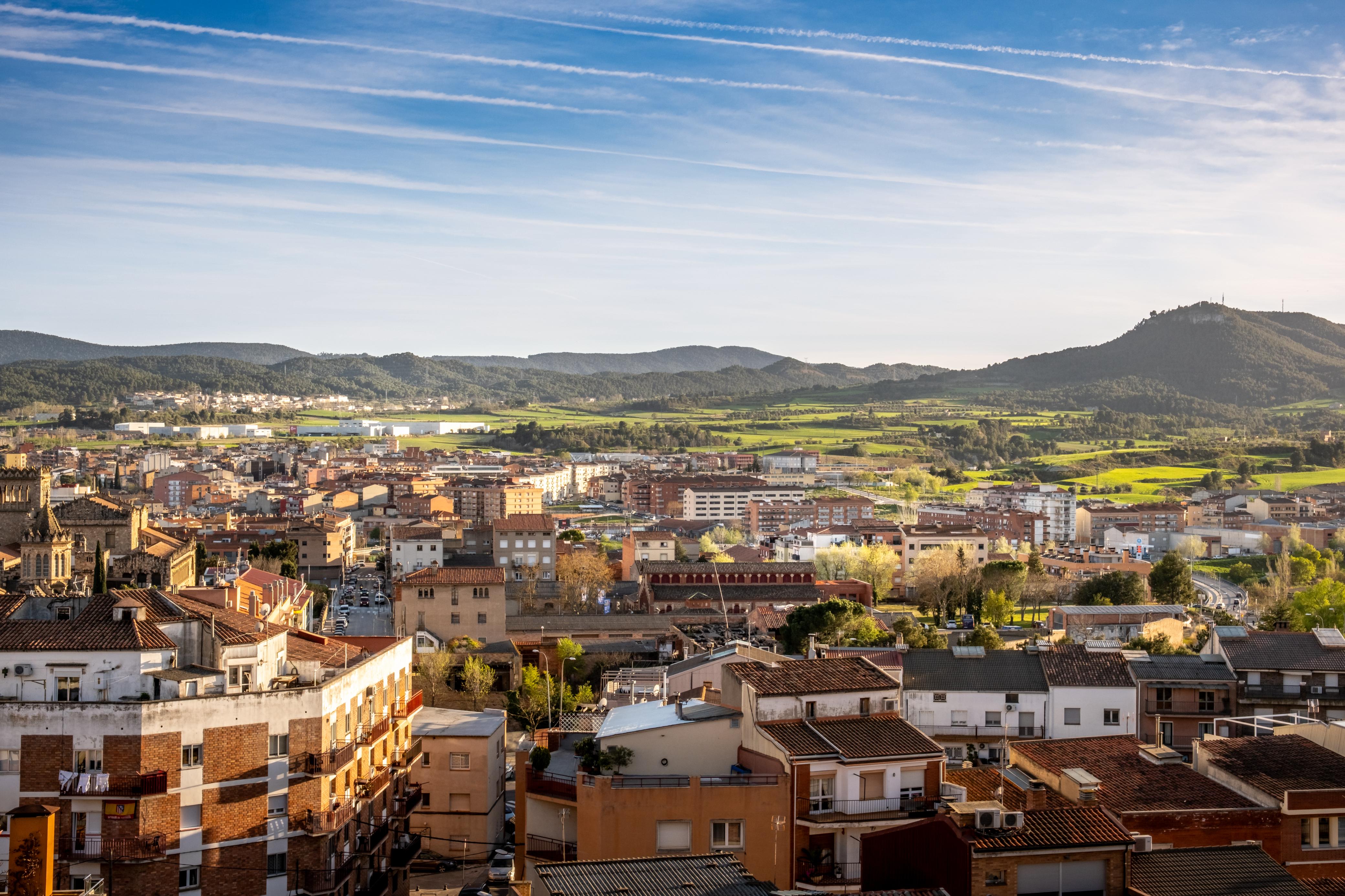 Vistes des d'un apartament d'El Parc de Vallbona a Igualada