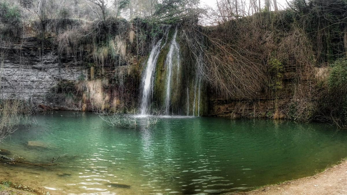 Gorg de Nafre, prop de Copons